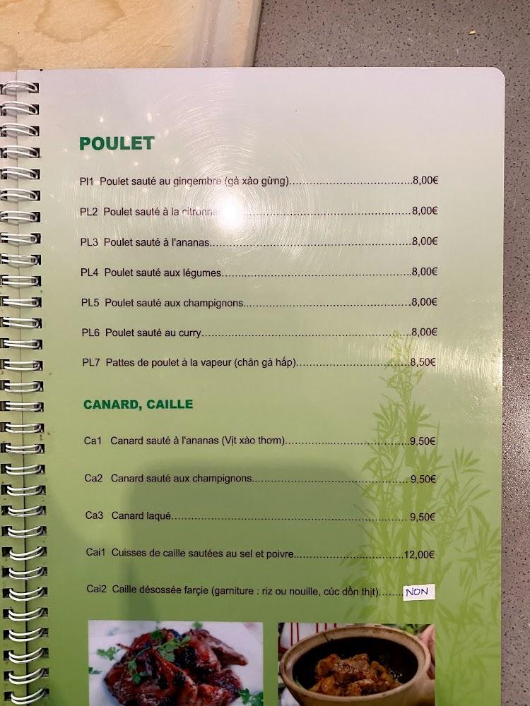 Phó Pasteur - Ex l'Obus - Menu Image 1